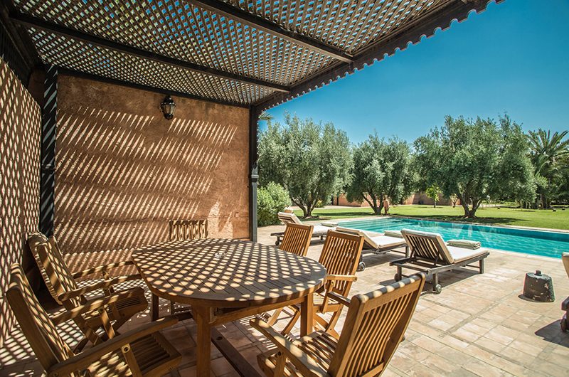 Villa Alouna Swimming Pool Area | Marrakech, Morocco