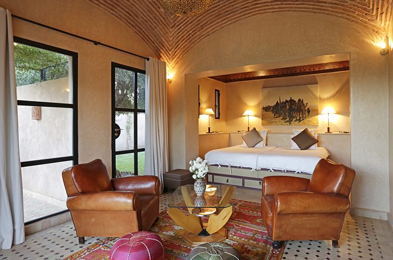 Villa Dar Tifiss Bedroom with Seating | Marrakech, Morocco
