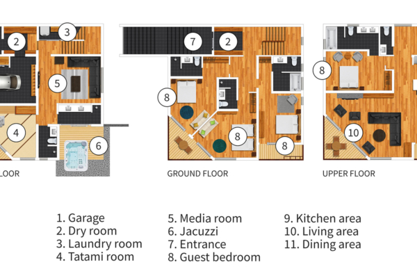 Seshu Floor Plan | Hirafu, Niseko