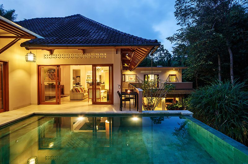 Villa Kembar Night View Pool | Ubud, Bali