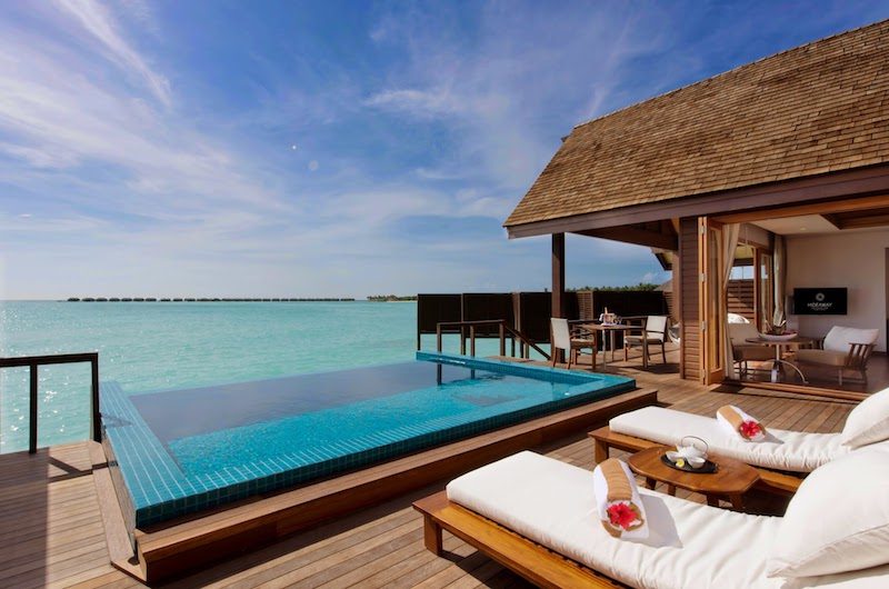 Hideaway Beach Resort Pool with Sea View | Haa Alifu Atoll, Maldives