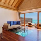 Hideaway Beach Resort Indoor Seating | Haa Alifu Atoll, Maldives