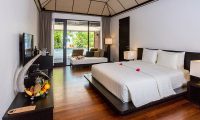 Lily Beach Resort Bedroom with TV | South Ari Atoll, Maldives