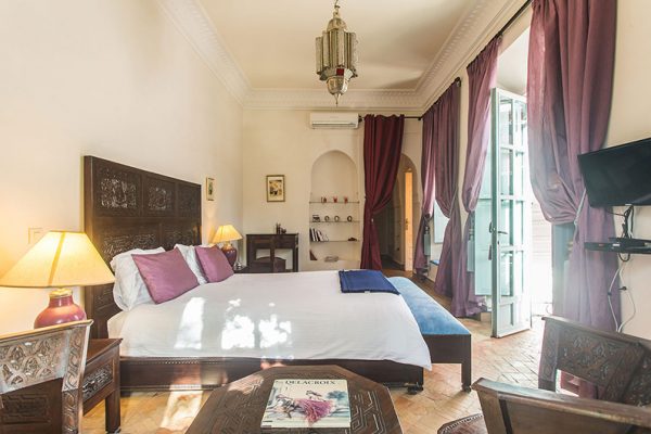 Villa Dar Tana Bedroom with TV | Marrakesh, Morocco