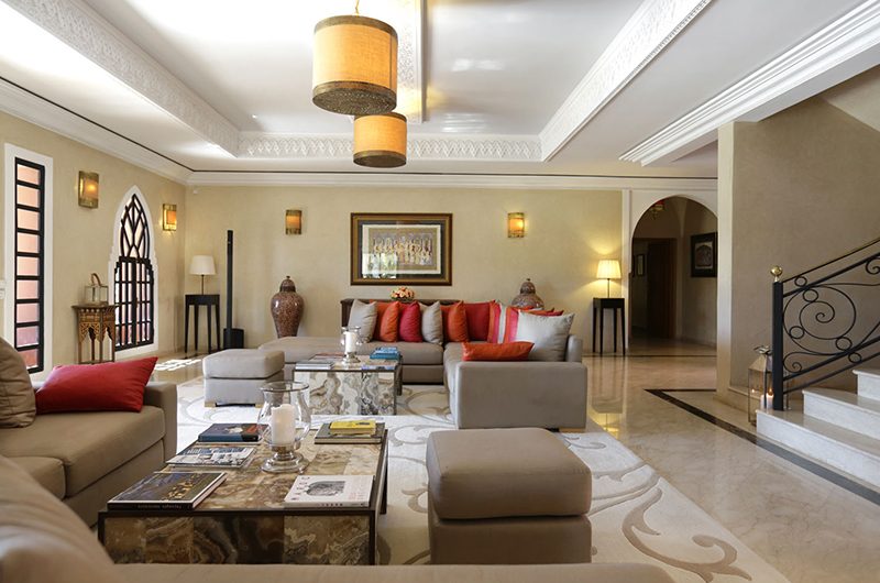 Villa Grace Spacious Living Room | Marrakech, Morocco