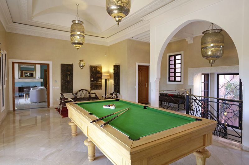 Villa Grace Pool Table Area | Marrakech, Morocco