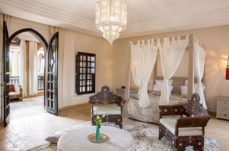 Villa Tika Master Bedroom with Seating | Marrakesh, Morocco