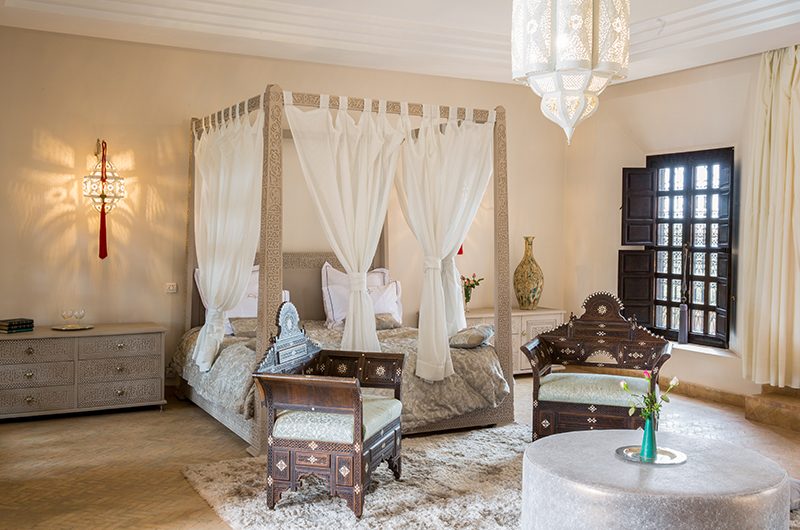 Villa Tika Living Master Bedroom Area | Marrakesh, Morocco
