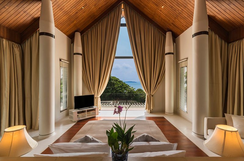 Villa Chloe Bedroom with TV | Cape Yamu, Phuket