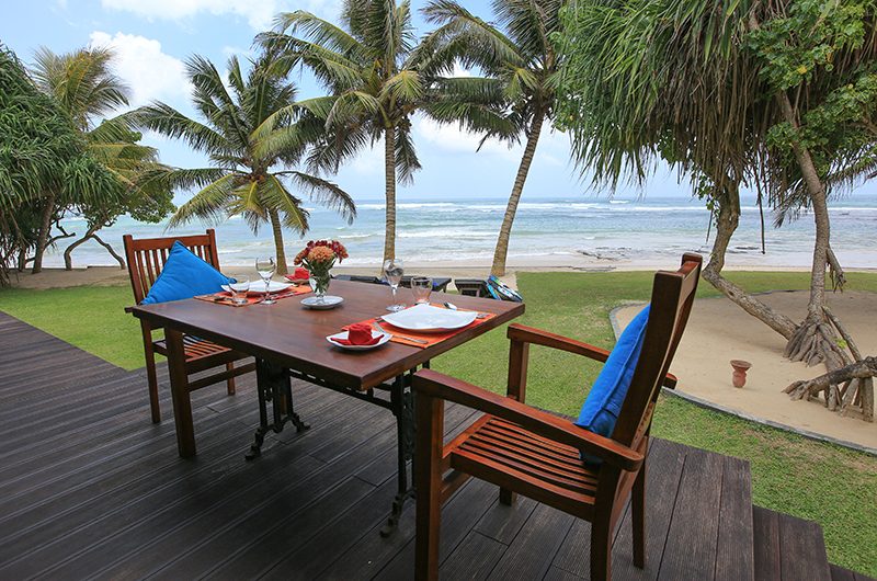 South Point Villa Outdoor Dining Area | Galle, Sri Lanka