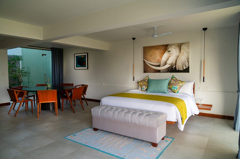 Villa Sielen Diva Aliya Bedroom with Dining Area | Talpe, Sri Lanka