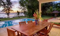 White Sands Beachfront Villa Dining Table | Efate, Vanuatu