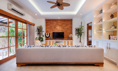 Villa Maya Canggu Living Area with TV | Canggu, Bali