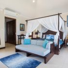 The Beach House Master Bedroom with Lamps | Chaweng, Koh Samui