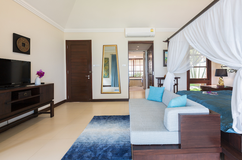 The Beach House Master Bedroom with TV | Chaweng, Koh Samui