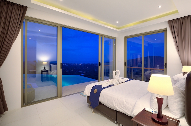 Villa Pearl Bedroom with Lamps | Bophut, Koh Samui