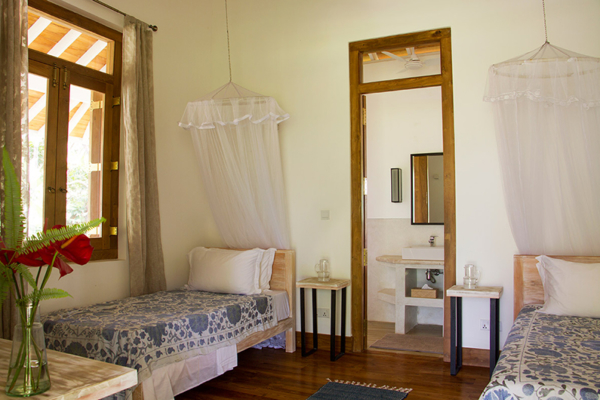 Boundary House Twin Bedroom | Galle, Sri Lanka Boundary House Twin Bedroom | Galle, Sri Lanka