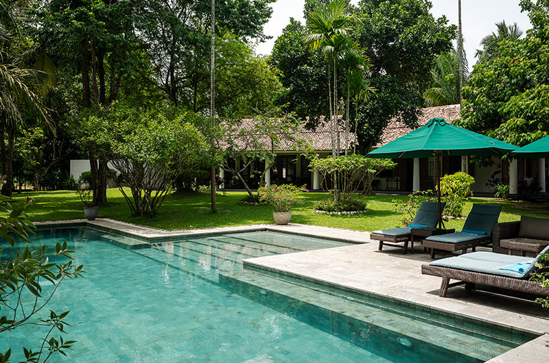 Boundary House Pool Side Sun Beds | Galle, Sri Lanka