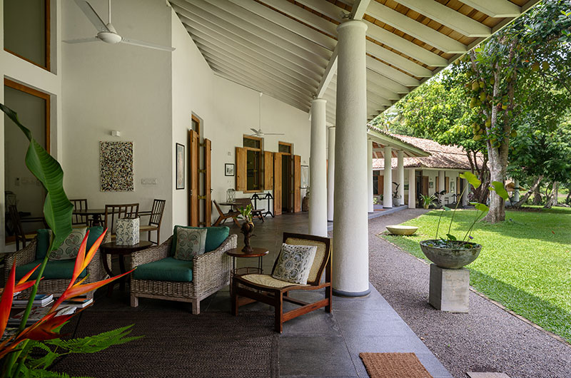 Boundary House Seating Area with View | Galle, Sri Lanka