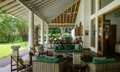 Boundary House Seating Area with Gardens View | Galle, Sri Lanka