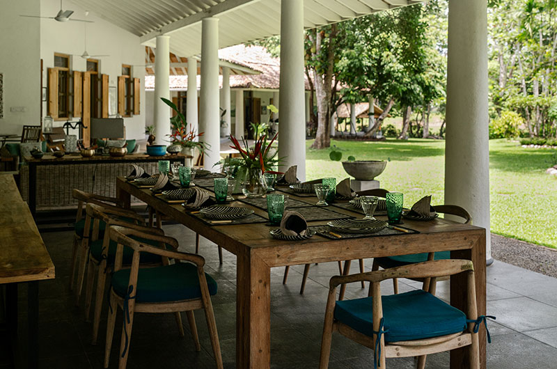 Boundary House Dining Area with View | Galle, Sri Lanka