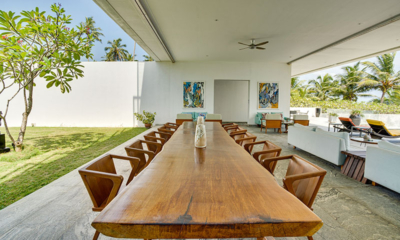 Villa Sielen Diva Dining Area with Garden View | Talpe, Sri Lanka