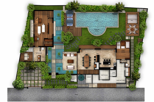 Villa Impian Manis Floorplan One | Uluwatu, Bali