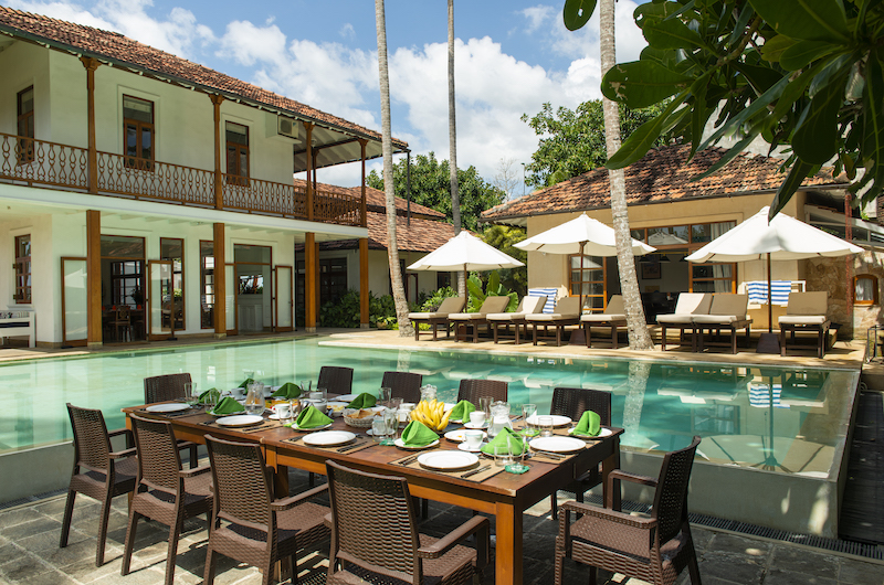 Skye House Outdoor Dining | Koggala, Sri Lanka