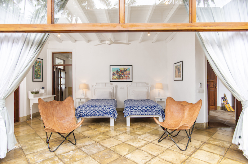 Skye House Twin Bedroom with Seating | Koggala, Sri Lanka