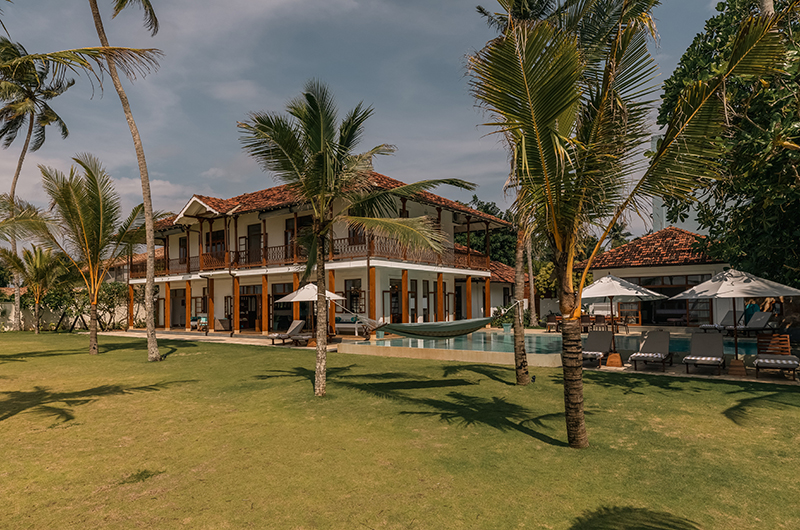 Skye House Outdoor Area with Garden View | Habaraduwa, Sri Lanka