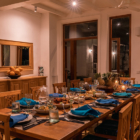 Skye House Indoor Dining with Crockery | Habaraduwa, Sri Lanka