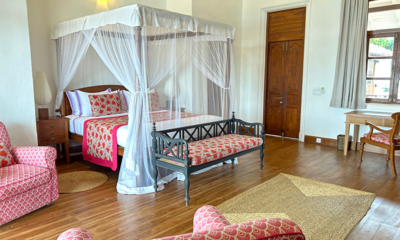 Skye House Master Bedroom One with Wooden Floor | Habaraduwa, Sri Lanka