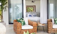 Villa Selalu Balcony with Chair | Gili Gede, Lombok