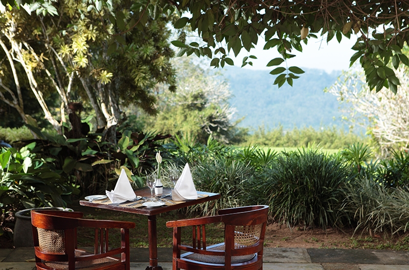 Glenross Plantation Villa Outside Table | Kalutara, Sri Lanka