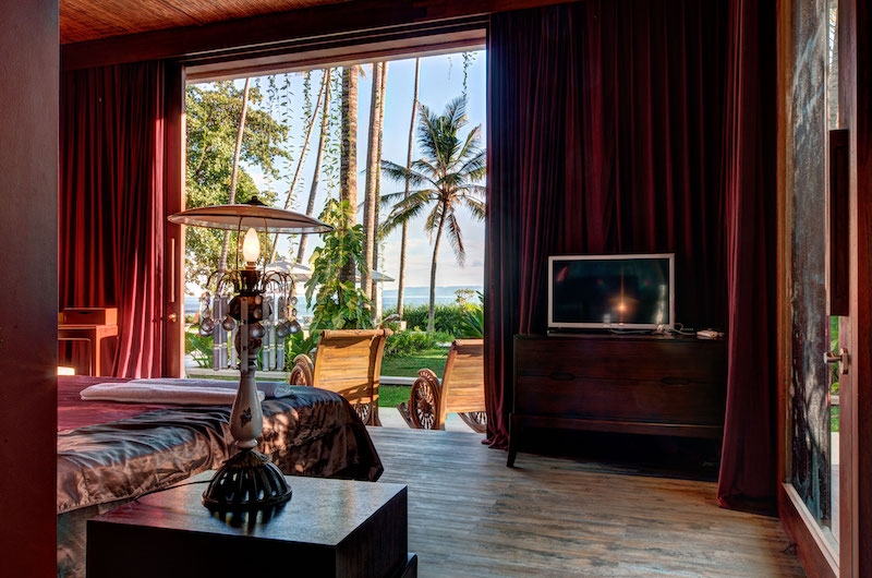 Villa Gita Segara Bedroom with TV | Candidasa, Bali