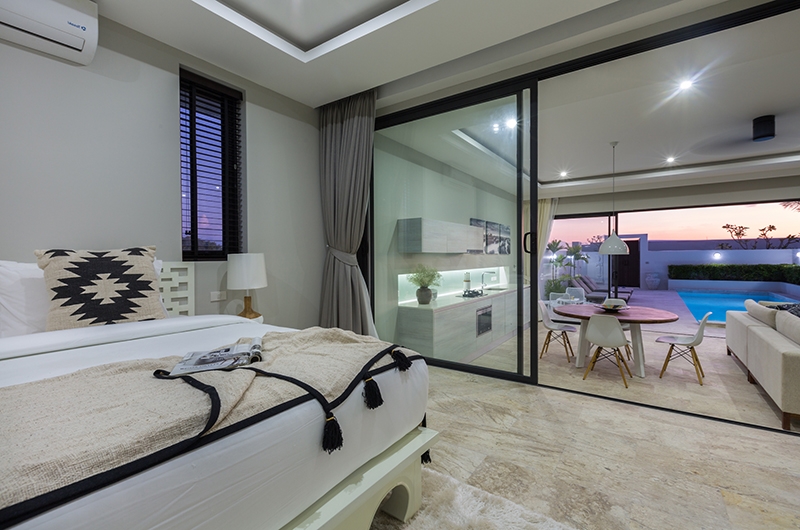 Villa See Bedroom with Pool View | Choeng Mon, Koh Samui