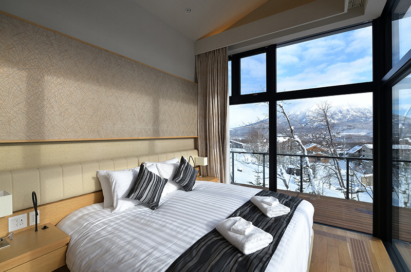 Tsudoi Bedroom Side with Mt Yotei Views | Hirafu, Niseko