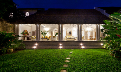 20 Middle Street Outdoor Area at Night | Galle, Sri Lanka