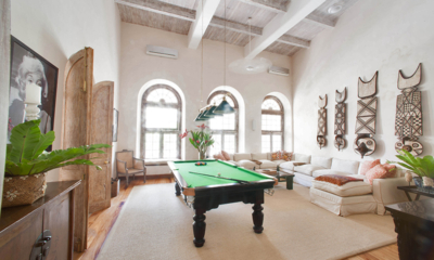 20 Middle Street Living Room with Billiard Table | Galle, Sri Lanka