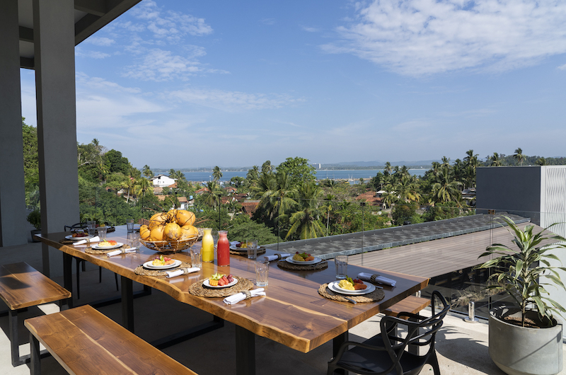 The Nine Mirissa Dining Table | Mirissa, Sri Lanka