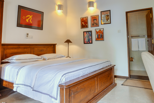 Villa Republic Bentota Bedroom with Wooden Deck | Bentota, Sri Lanka