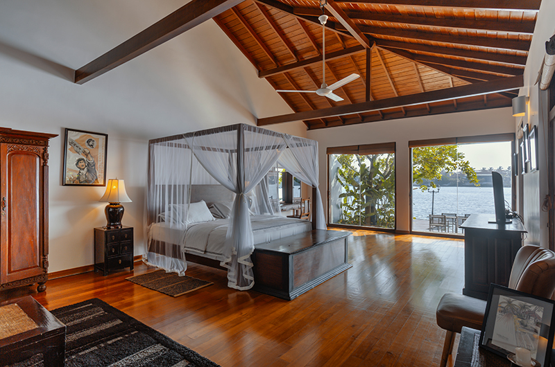 Villa Republic Bentota Master Bedroom with TV | Bentota, Sri Lanka