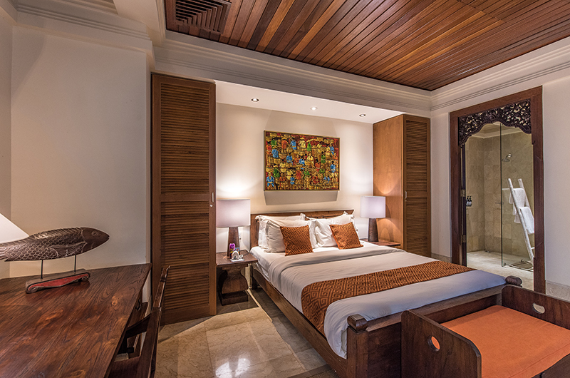 Villa Senada Bedroom Two with Lamps | Jimbaran, Bali