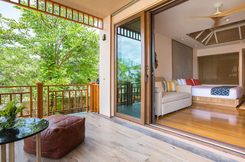 Villa Angthong Bedroom with Balcony | Choeng Mon, Koh Samui