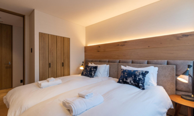Koa Niseko Koa TH Bedroom with Twin Beds and Side Lamps | Higashiyama, Niseko
