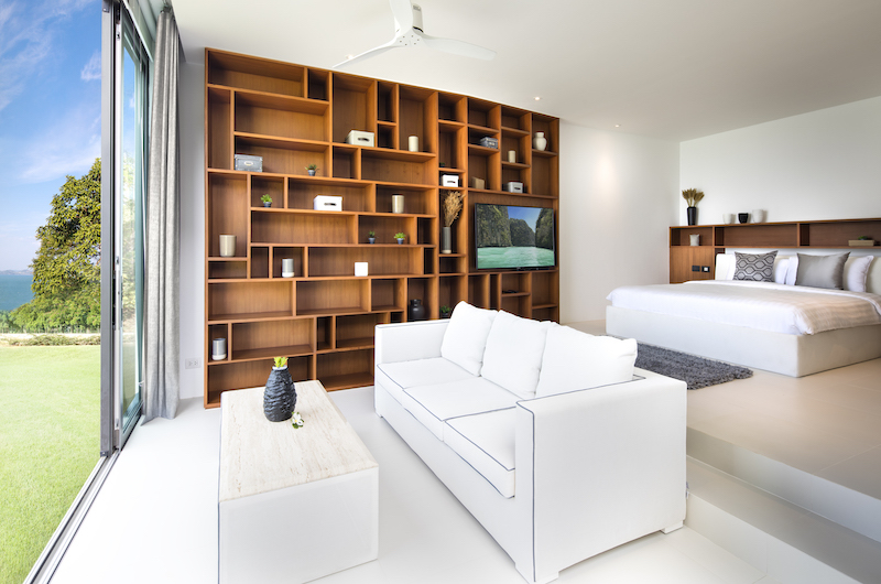 Villa Assava Bedroom with Seating | Cape Yamu, Phuket
