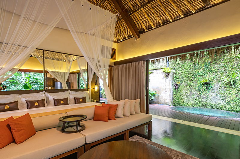 Hidden Palace Open Plan Bedroom Area | Ubud, Bali
