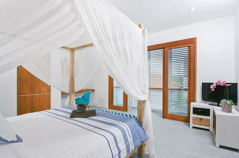 Villa Azure Bedroom with TV | Seminyak, Bali