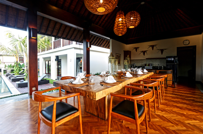 Villa Elite Cassia Dining Table Area | Canggu, Bali