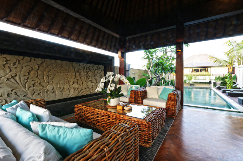 Villa Elite Cassia Seating with Pool Views | Canggu, Bali